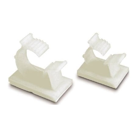 Ecm Industries Cable Clamp, Plastic, 1/2 in Bundle Dia., White GKK-1550